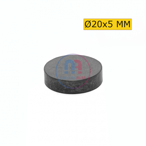 20x5 mm Ferrit Mıknatıs