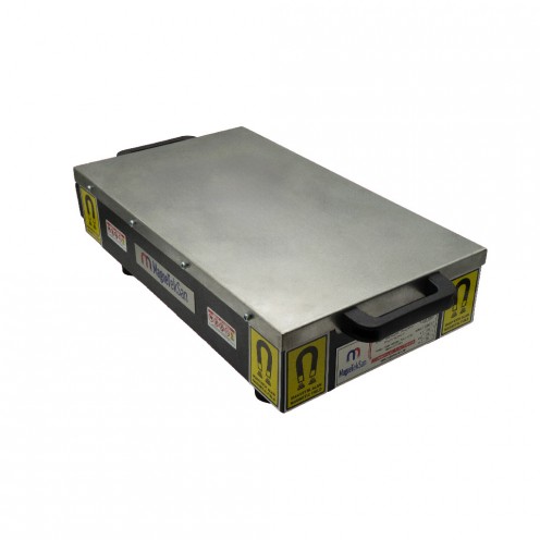 585×335×120 mm S-1750VA-220V Plaka Tipi Demanyetize Cihazı – Talaşlı İmalat ve Ölçüm Öncesi Hızlı Manyetik Alma Ünitesi