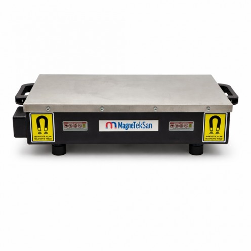 585×335×120 mm S-1750VA-220V Plaka Tipi Demanyetize Cihazı – Talaşlı İmalat ve Ölçüm Öncesi Hızlı Manyetik Alma Ünitesi