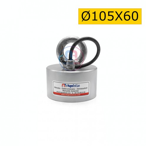 105x60 mm Üst Rakorlu Dişi Bağlantılı Elektromıknatıs 105x60 mm Üst Rakorlu Dişi Bağlantılı Elektromıknatıs