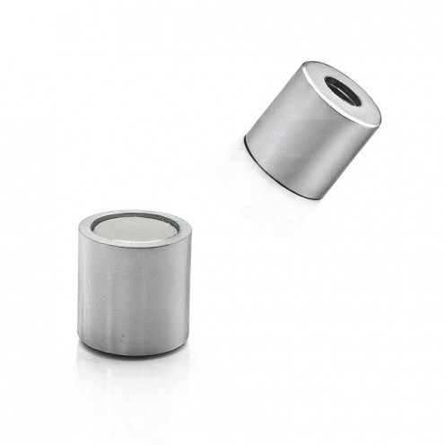 Ø10x12 mm Female Threaded Neodymium Pot Magnet – M5x5, N35 Grade High-Holding Cylindrical Magnet
