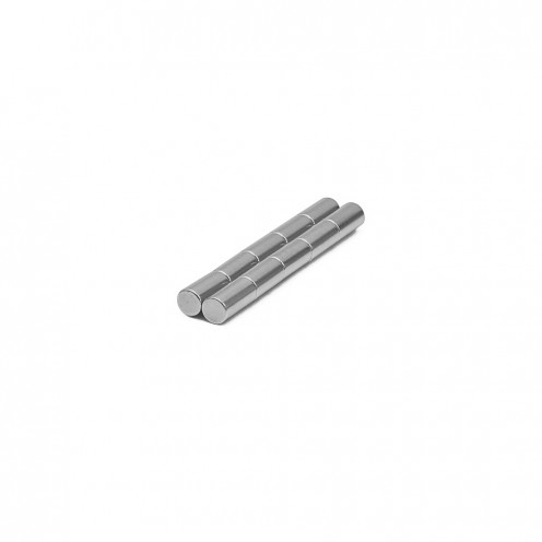 Ø10x20 mm Neodyum Mıknatıs N35 Nikel