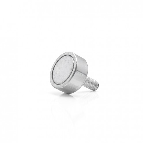 10x4,5 mm M3x7 Erkek Bağlantılı Neodyum Pot Mıknatıs