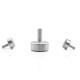 10x4,5 mm M3x7 Erkek Bağlantılı Neodyum Pot Mıknatıs
