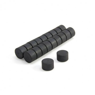 Ø10x5 mm Ferrit Mıknatıs - Çap: 10 mm, Kalınlık: 5 mm