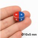 Ø10x5 mm N35 Çapsal Kutup Neodyum Mıknatıs -   N | S