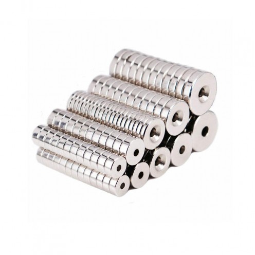 10x8/4x5 mm Havşa Delikli Neodyum Mıknatıs