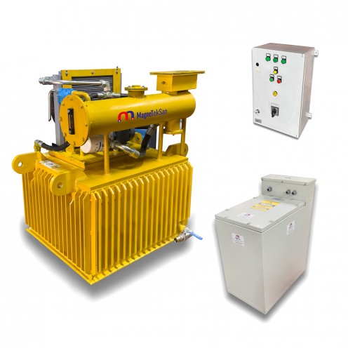 1100x1100x500 mm Oil Cooled Electromagnetic Plate Magnet – 17 kW High Power