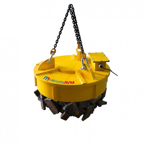 Ø1250 mm Güçlü Elektromıknatıs – Pik Hurdası Taşıma Mıknatısı