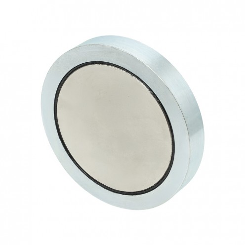 Ø130 mm Kancalı Pot Mıknatıs - 700 kg Güç - Dev Balıkçı Mıknatısı