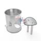 150xØ150 mm Ø25x2 87-GZ-O Neodymium Drawer-Type Bullet Magnet – Hygienic Magnetic Separator for Food & Industrial Lines 150xØ150 mm Ø25x2 87-GZ-O Neodymium Drawer-Type Bullet Magnet – Hygienic Magnetic Separator for Food & Industrial Lines