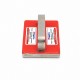 150x100x15 mm Metal Saplı Neodyum Hurdacı Mıknatısı