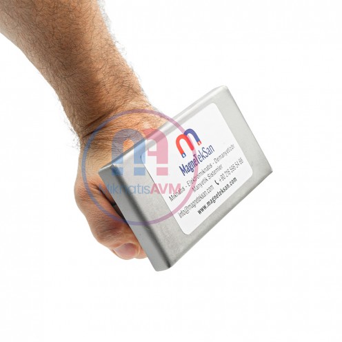 Ø150x85x17 mm Neodymium Handheld Plate Magnet – 100 kg Pulling Force