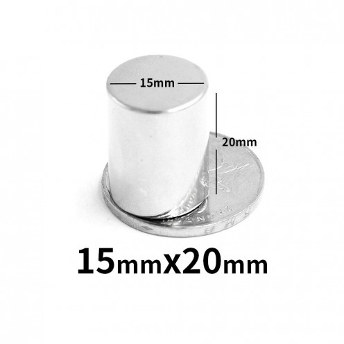 15x20 mm Neodyum Mıknatıs (Çap 15 mm, Kalınlık 20 mm)