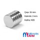 15x3 mm Neodyum Mıknatıs (Çap: 15 mm) 15x3 mm Neodyum Mıknatıs (Çap: 15 mm)