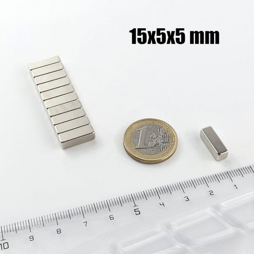 15x5x5 mm N35 Neodyum Magnet 15x5x5 mm N35 Neodyum Magnet