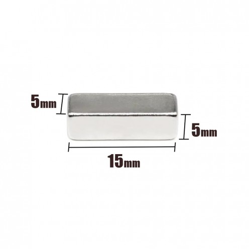 15x5x5 mm N35 Neodyum Magnet 15x5x5 mm N35 Neodyum Magnet