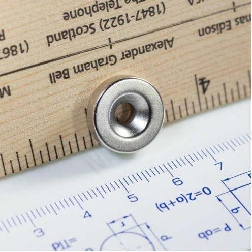 10x8/4x5 mm Havşa Delikli Neodyum Mıknatıs