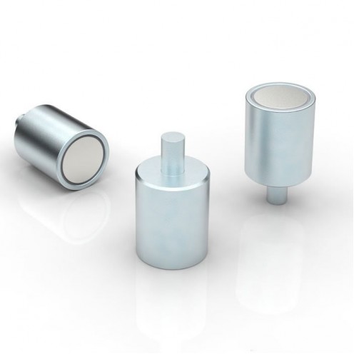 Ø16x28 mm Neodyum Pinli Pot Mıknatıs