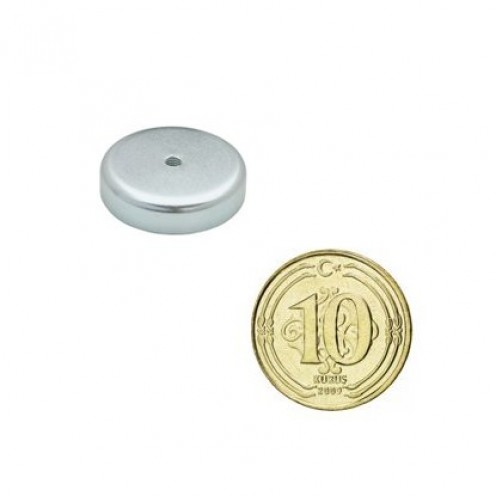 Ø16x5 mm İmbus Bağlantılı Neodyum Pot Mıknatıs