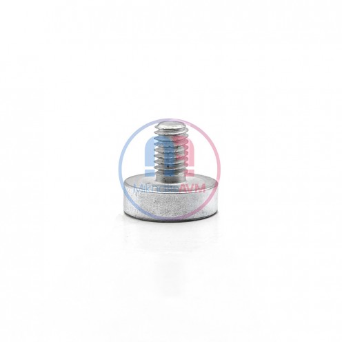 16x5 mm N35 Male Threaded Neodymium Pot Magnet – M6x10 Stud, Compact High-Holding Magnet 16x5 mm N35 Male Threaded Neodymium Pot Magnet – M6x10 Stud, Compact High-Holding Magnet