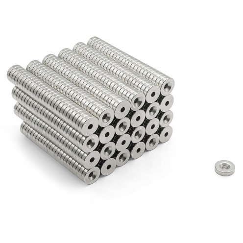 Ø16x7/4x4 mm Havşalı Neodyum Mıknatıs