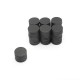 Ø19x3 mm Yumuşak Ferrit Süsleme Mıknatısı - Esnek Siyah Mıknatıs (250 Adet)