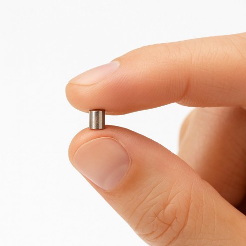 Ø2.5x3 mm N35 Neodymium Magnet - Nickel Round Neodymium Magnet
