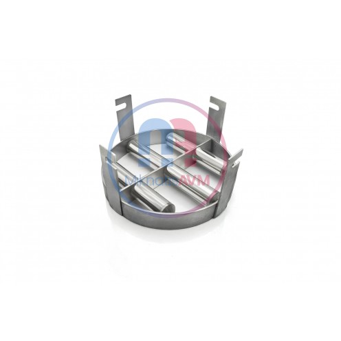 200 mm Ø25 mm Bar-Type Magnetic Grid Separator – Food Grade, High Gauss Strength
