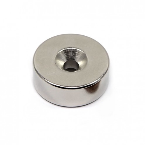 Ø20x10/5,5x10 mm Havşa Delikli Neodyum Mıknatıs