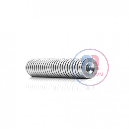 Ø20x10/5,5x3 mm Havşa Delikli Neodyum Mıknatıs