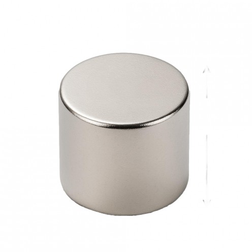 Ø20X20 mm N35 Neodyum Silindirik Mıknatıs (Çap 20 mm x Kalınlık 20 mm)