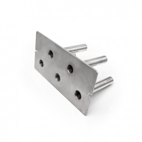 250x125 mm Krom Tutamaklı, Kolay Temizlenebilir, Çift Sıralı Neodyum Elek Mıknatıs