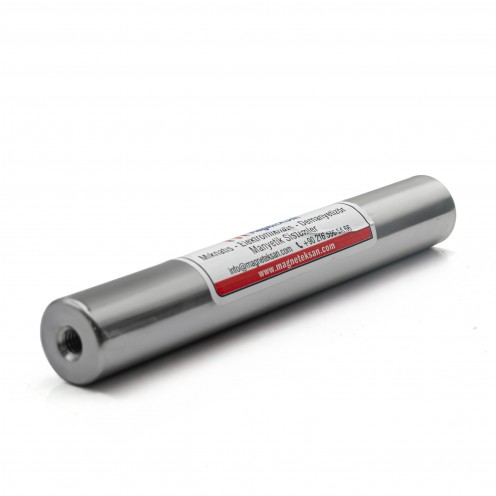Ø25x170 mm  Çift Taraflı Neodyum Çubuk Mıknatıs