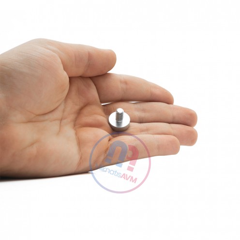 25x8 mm M6x10 Male Threaded Neodymium Pot Magnet 25x8 mm M6x10 Male Threaded Neodymium Pot Magnet