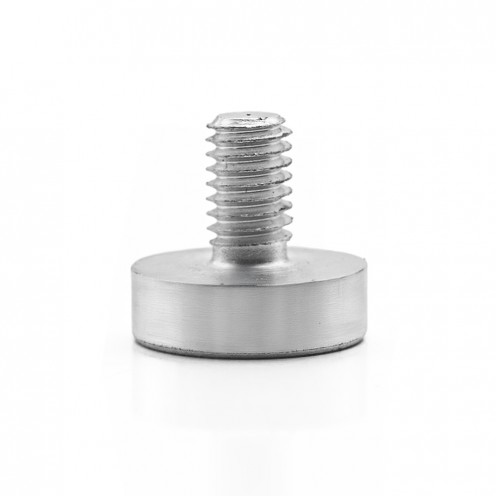 Ø25x8 mm M6x10 Erkek Bağlantılı Neodyum Pot Mıknatıs 