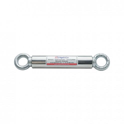 Ø32x150 mm Neodyum Çubuk Mıknatıs 10000 Gauss M10 Mapalı Sızdırmaz Manyetik Çubuk