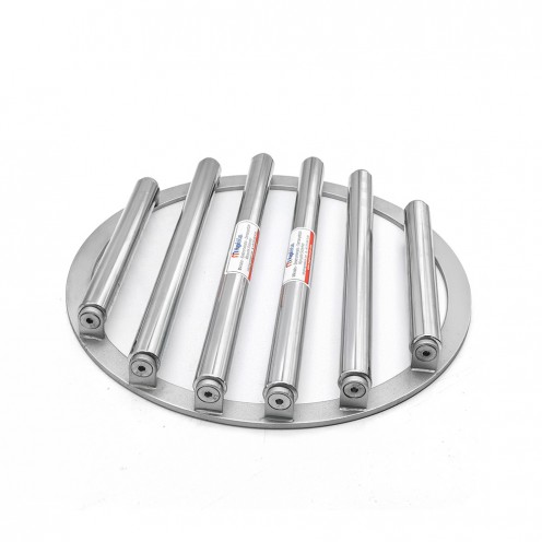 Ø350 mm Magnetic Grid Separator with Ø25x6 Neodymium Rods – Food Grade, High Gauss Magnetic Power
