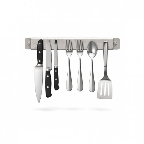 360x50 mm Mutfak İçin Mıknatıslı Çatal Bıçak Tutucu - Neodyum Mıknatıslı