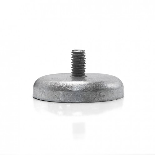 Ø36x7,5 mm M6x10 mm Erkek Bağlantılı Neodyum Pot Mıknatıs 