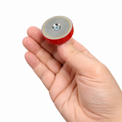 Ø38x11 mm M5 Alnico Pot Mıknatıs - Yüksek Sıcaklıkta Çalışmaya Uygun