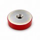 Ø38x11 mm M5 Alnico Pot Mıknatıs - Yüksek Sıcaklıkta Çalışmaya Uygun
