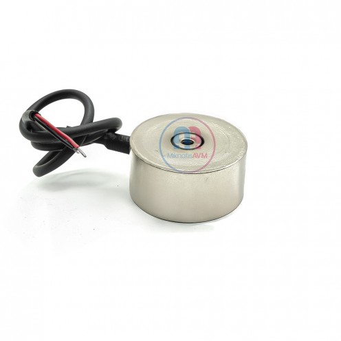 40x20 mm Electromagnet – Rear M5x5 Female Thread, Side Cable Outlet 40x20 mm Electromagnet – Rear M5x5 Female Thread, Side Cable Outlet