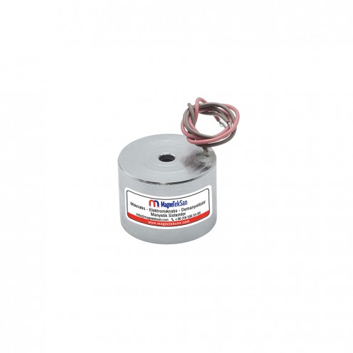 Ø40x29 mm Permanent Magnet Electromagnet - Releases When Power is Applied (Electropermanent)