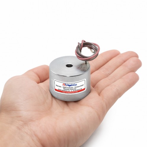 Ø40x29 mm Permanent Magnet Electromagnet - Releases When Power is Applied (Electropermanent)
