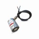 Ø40×60 mm 24V DC Electromagnet – M6 Threaded, Side Cable Exit, 100% Duty Cycle, Continuous Operation Industrial Type