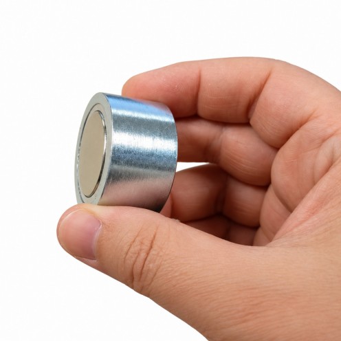 Ø42x22 mm M8 Neodyum Pot Mıknatıs