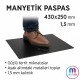 Magnet Magnetic Mat, Sheet Metal Magnet, 430x250 mm, Flexible Structure, Metal Dust Catcher Floor Magnet (1.5 mm)