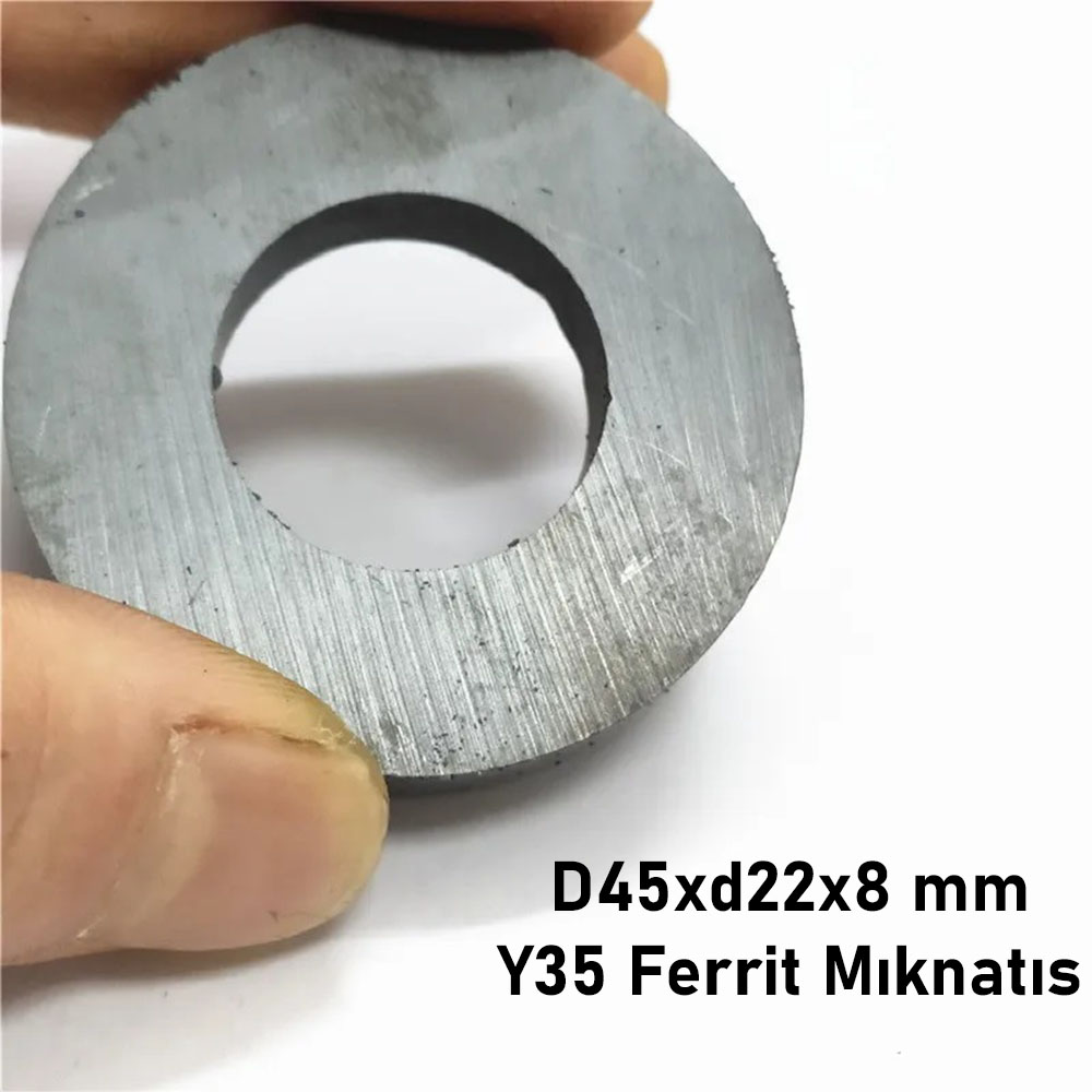 25x Ferrit Ringmagnet – 22x5mm Mit 12mm Bohrung, Grade Y30 – Vielseitig & Rostbeständig