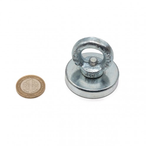 Ø48 mm Fishing Magnet - Askılı Deniz Kurtarma Pot Mıknatısı